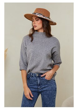 Joséfine Sweter "Mahouca" w kolorze szarym ze sklepu Limango Polska w kategorii Swetry damskie - zdjęcie 189248702