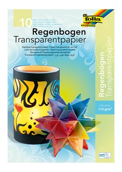 folia PAPER Tęczowy papier (10 szt.) - 32 x 23 cm ze sklepu Limango Polska w kategorii Akcesoria biurowe - zdjęcie 189248771