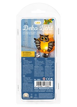 folia PAPER Dekoracyjne lampki LED (10 szt.) w kolorze ciepłej bieli ze sklepu Limango Polska w kategorii Oświetlenie - zdjęcie 189248801