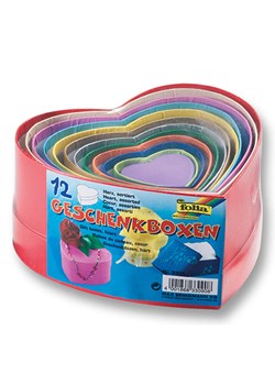 folia PAPER Kolorowe pudełka (12 szt.) w różnych kolorach ze sklepu Limango Polska w kategorii Zabawki - zdjęcie 189248871