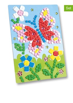 folia PAPER Zestaw mozaiki "Butterfly" z pianki gumowej - 3+ ze sklepu Limango Polska w kategorii Zabawki - zdjęcie 189249111