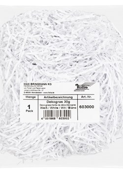 folia PAPER Trawa dekoracyjna w kolorze białym - 6+ ze sklepu Limango Polska w kategorii Zabawki - zdjęcie 189249673