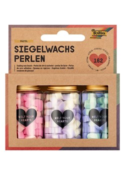 folia PAPER Koraliki woskowe (162 szt.) "Pastel" do pieczęci - 12+ ze sklepu Limango Polska w kategorii Zabawki - zdjęcie 189249720