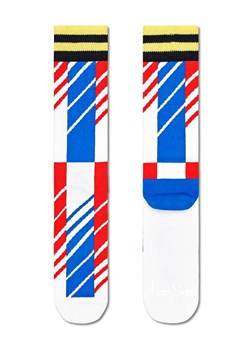 Happy Socks Skarpety "Scattered stripe" w kolorze biało-niebieskim ze sklepu Limango Polska w kategorii Skarpetki męskie - zdjęcie 189249922