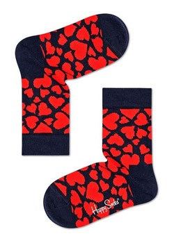 Happy Socks Skarpety "Heart" w kolorze czerwono-czarnym ze sklepu Limango Polska w kategorii Skarpetki dziecięce - zdjęcie 189249963