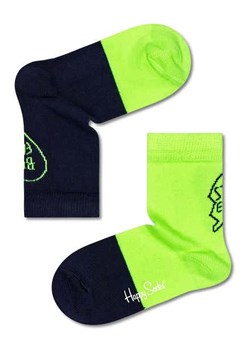 Happy Socks Skarpety "Best Friend" w kolorze granatowo-zielonym ze sklepu Limango Polska w kategorii Skarpetki dziecięce - zdjęcie 189249970