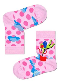 Happy Socks Skarpety w kolorze jasnoróżowym ze sklepu Limango Polska w kategorii Skarpetki dziecięce - zdjęcie 189249982