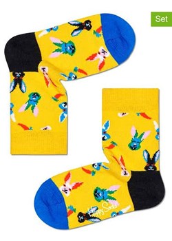 Happy Socks Skarpety (2 pary) w kolorze żółtym ze sklepu Limango Polska w kategorii Skarpetki dziecięce - zdjęcie 189249983