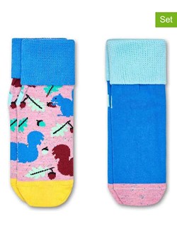 Happy Socks Skarpety (2 pary) ze wzorem ze sklepu Limango Polska w kategorii Skarpetki dziecięce - zdjęcie 189250000