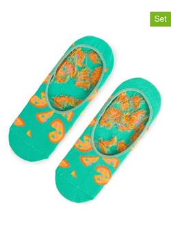 Happy Socks Skarpety (2 pary) w kolorze turkusowo-żółto-pomarańczowym ze sklepu Limango Polska w kategorii Skarpetki męskie - zdjęcie 189250020