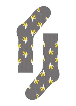 Happy Socks Skarpety w kolorze szarym ze wzorem ze sklepu Limango Polska w kategorii Skarpetki męskie - zdjęcie 189250050