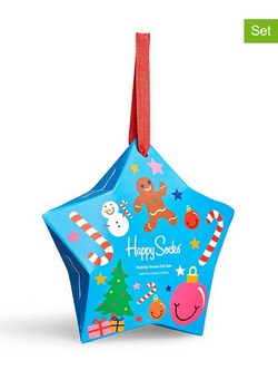 Happy Socks 2-częściowy zestaw prezentowy ze wzorem ze sklepu Limango Polska w kategorii Skarpetki dziecięce - zdjęcie 189250130