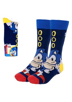 Lucky Socks Skarpety "Sonic" w kolorze żółto-czerwono-granatowym ze sklepu Limango Polska w kategorii Skarpetki męskie - zdjęcie 189250301