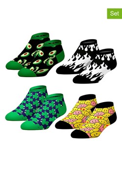 Lucky Socks Skarpety (4 pary) ze wzorem ze sklepu Limango Polska w kategorii Skarpetki męskie - zdjęcie 189250303