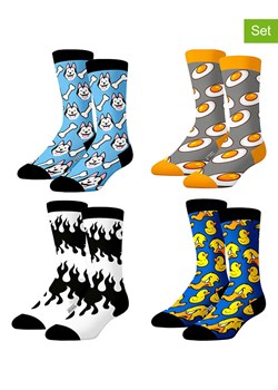 Lucky Socks Skarpety (4 pary) ze wzorem ze sklepu Limango Polska w kategorii Skarpetki męskie - zdjęcie 189250312