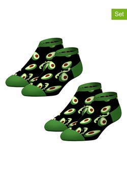 Lucky Socks Skarpety (2 pary) w kolorze czarno-zielonym ze sklepu Limango Polska w kategorii Skarpetki męskie - zdjęcie 189250363