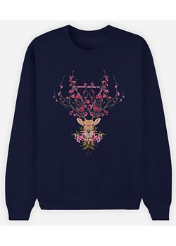 WOOOP Bluza "Spring Deer" w kolorze granatowym ze sklepu Limango Polska w kategorii Bluzy damskie - zdjęcie 189250970