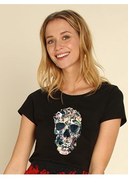WOOOP Koszulka "Vintage Skull" w kolorze czarnym ze sklepu Limango Polska w kategorii Bluzki damskie - zdjęcie 189250993