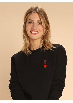 WOOOP Bluza "Queen" w kolorze czarnym ze sklepu Limango Polska w kategorii Bluzy damskie - zdjęcie 189251000