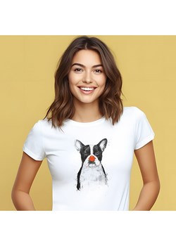 WOOOP Koszulka "I´m not your clown" w kolorze białym ze sklepu Limango Polska w kategorii Bluzki damskie - zdjęcie 189251082