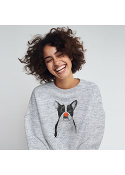 WOOOP Bluza "I´m not your clown" w kolorze szarym ze sklepu Limango Polska w kategorii Bluzy damskie - zdjęcie 189251083