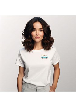 WOOOP Koszulka "Blue van" w kolorze białym ze sklepu Limango Polska w kategorii Bluzki damskie - zdjęcie 189251102