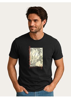 WOOOP Koszulka "Hokusai Bamboo" w kolorze czarnym ze sklepu Limango Polska w kategorii T-shirty męskie - zdjęcie 189251192
