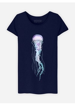 WOOOP Koszulka "Space Jelly" w kolorze granatowym ze sklepu Limango Polska w kategorii T-shirty męskie - zdjęcie 189251201