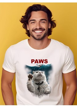 WOOOP Koszulka "Paws" w kolorze białym ze sklepu Limango Polska w kategorii T-shirty męskie - zdjęcie 189251312
