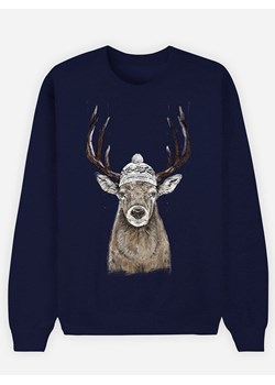 WOOOP Bluza "Outside" w kolorze granatowym ze sklepu Limango Polska w kategorii Bluzy damskie - zdjęcie 189251421