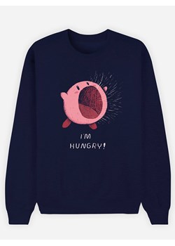 WOOOP Bluza "I'm Hungry" w kolorze granatowym ze sklepu Limango Polska w kategorii Bluzy damskie - zdjęcie 189251430