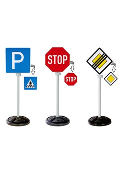 BIG Znaki drogowe (3 szt.) w różnych kolorach - 12 m+ ze sklepu Limango Polska w kategorii Zabawki - zdjęcie 189251494