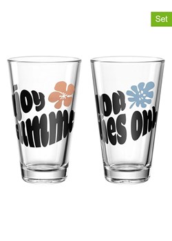 LEONARDO Szklanki (6 szt.) "Sole" w kolorze czarno-pomarańczowo-błękitnym - 300 ml ze sklepu Limango Polska w kategorii Naczynia - zdjęcie 189252442