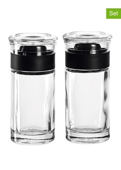 LEONARDO 2-częściowy zestaw "Cucina" w kolorze czarnym - wys. 10 cm ze sklepu Limango Polska w kategorii Młynki do soli i pieprzu - zdjęcie 189252464