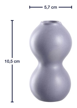 LEONARDO Wazon "Vivace" w kolorze fioletowym - wys. 10,5 x Ø 5,7 cm ze sklepu Limango Polska w kategorii Wazony - zdjęcie 189252520