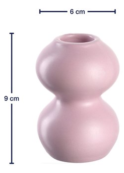 LEONARDO Świecznik w kolorze jasnoróżowym - wys. 11 x Ø 6 cm ze sklepu Limango Polska w kategorii Świeczniki - zdjęcie 189252522