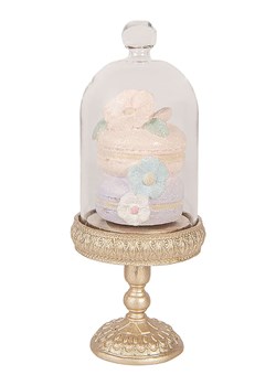 Clayre&amp;Eef Dekoracja w kolorze złoto-błękitno-jasnoróżowym - wys. 17 x Ø 7 cm ze sklepu Limango Polska w kategorii Dekoracje - zdjęcie 189252804