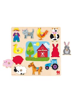 Jumbo 12-częściowe puzzle drewniane ze wzorem - 2+ ze sklepu Limango Polska w kategorii Puzzle - zdjęcie 189253484