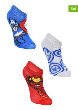 Avengers Skarpety (3 pary) "Avengers" ze wzorem ze sklepu Limango Polska w kategorii Skarpetki dziecięce - zdjęcie 189253654
