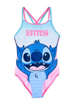 Lilo &amp; Stitch Strój kąpielowy "Lilo &amp; Stitch" w kolorze różowo-błękitnym ze sklepu Limango Polska w kategorii Stroje kąpielowe - zdjęcie 189253791