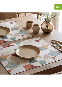 Mint Rugs Podkładki stołowe (2 szt.) "Nagore" ze wzorem - 50 x 40 cm ze sklepu Limango Polska w kategorii Podkładki na stół - zdjęcie 189254534