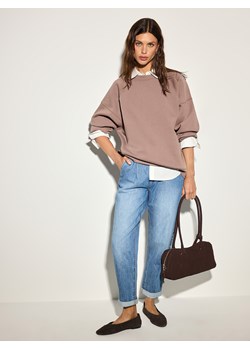 Mohito - Jeansy chino slim z paskiem - niebieski ze sklepu Mohito w kategorii Jeansy damskie - zdjęcie 189255071