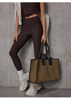 Mohito - Sportowe legginsy - brązowy ze sklepu Mohito w kategorii Spodnie damskie - zdjęcie 189255083