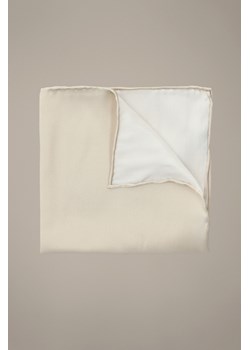 Poszetka Beżowa Jedwabna Gładka ze sklepu Lancerto S.A. w kategorii Poszetki i butonierki - zdjęcie 189255213