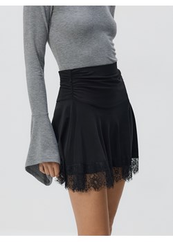 Reserved - Spódnica z koronką - czarny ze sklepu Reserved w kategorii Spódnice - zdjęcie 189255463