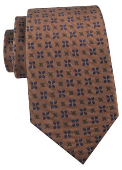 Krawat Męski - Angelo di Monti - Brązowy w Groszek KRADM2300 ze sklepu JegoSzafa.pl w kategorii Krawaty - zdjęcie 189255734