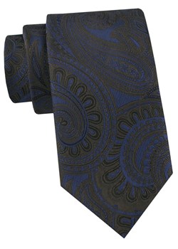 Krawat Męski - Angelo di Monti - Czarny, Niebieskie Akcenty KRADM2280 ze sklepu JegoSzafa.pl w kategorii Krawaty - zdjęcie 189255794