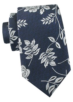 Krawat Męski - Angelo di Monti - Granat w Duże Kwiaty KRADM2260 ze sklepu JegoSzafa.pl w kategorii Krawaty - zdjęcie 189255844