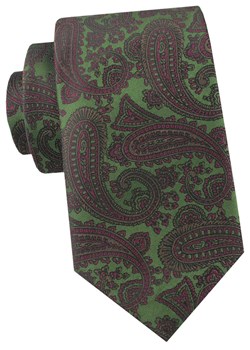Krawat Męski - Angelo di Monti - Zielony, Duży Wzór Paisley KRADM2295 ze sklepu JegoSzafa.pl w kategorii Krawaty - zdjęcie 189255944