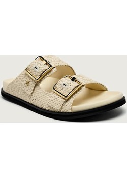 BOSS BLACK Skórzane klapki Freyah_Slide_WVL ze sklepu Gomez Fashion Store w kategorii Klapki damskie - zdjęcie 189256212